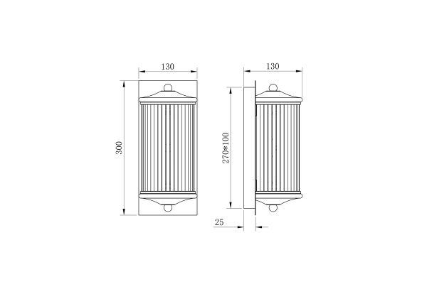 Бра K2KG0603W-2